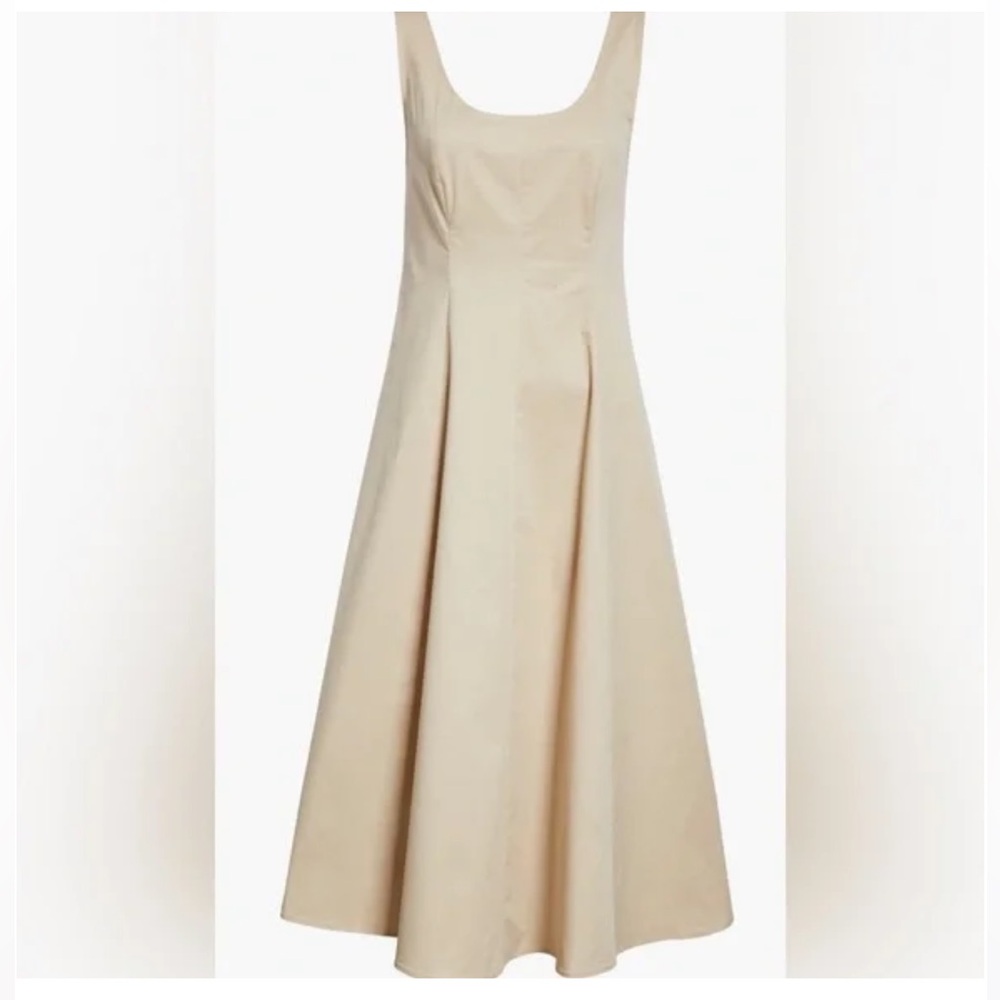 VINCE PANELED SLEEVELESS MIDI DRESS SIZE XS
